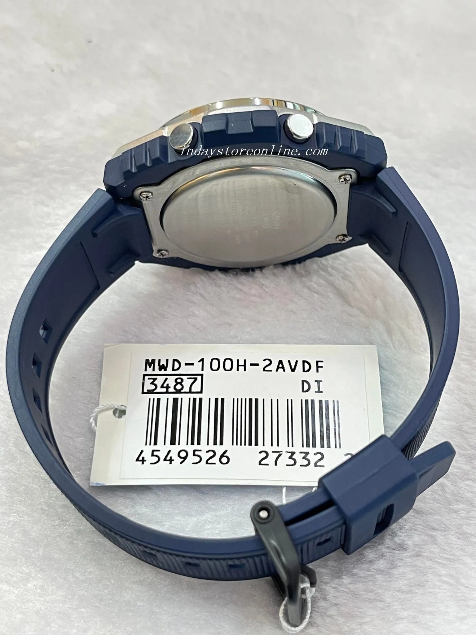 Casio Digital Men's Watch MWD-100H-2A Digital Casual Design Resin Band Resin Glass Battery Life: 10 years