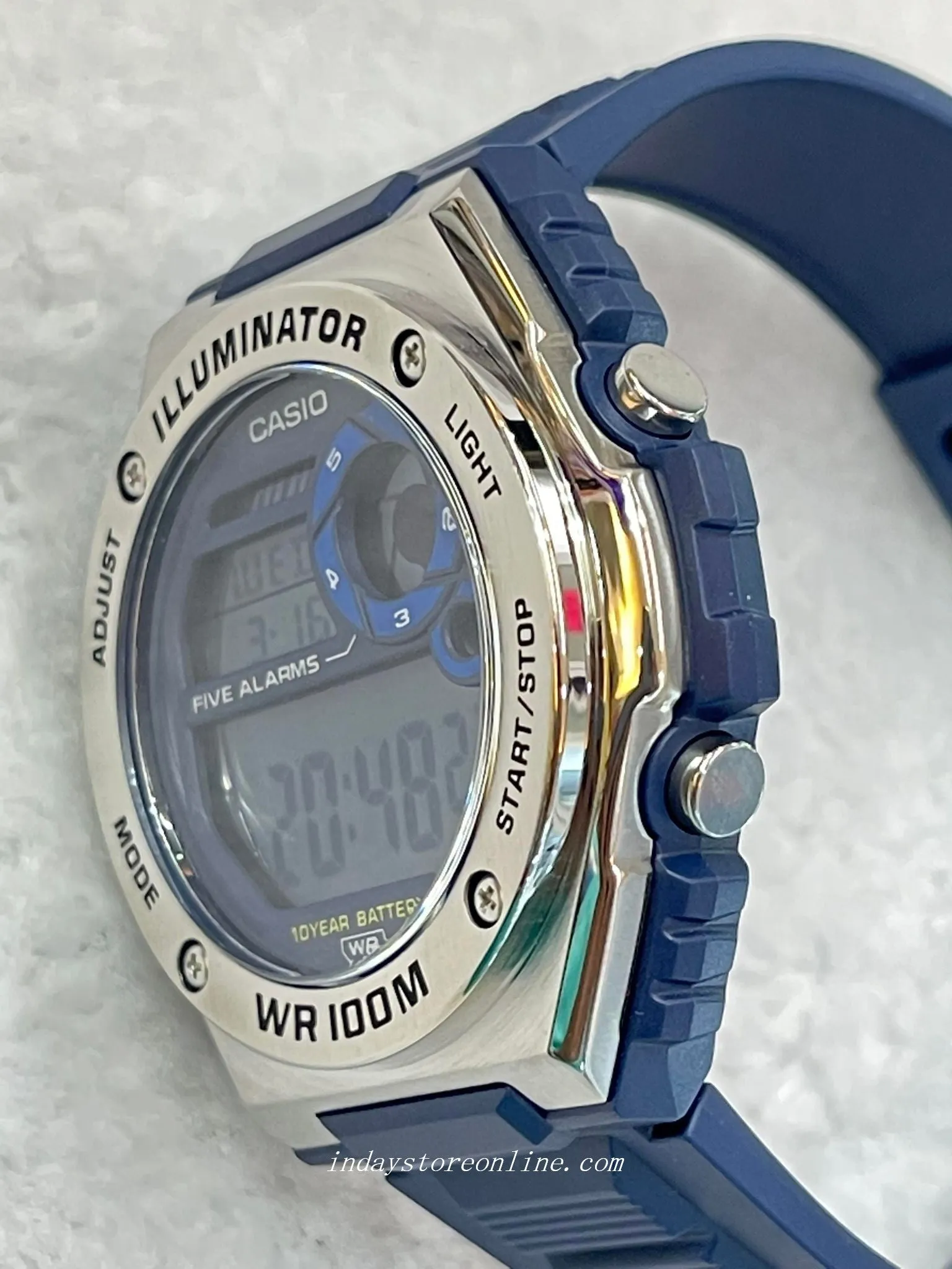 Casio Digital Men's Watch MWD-100H-2A Digital Casual Design Resin Band Resin Glass Battery Life: 10 years
