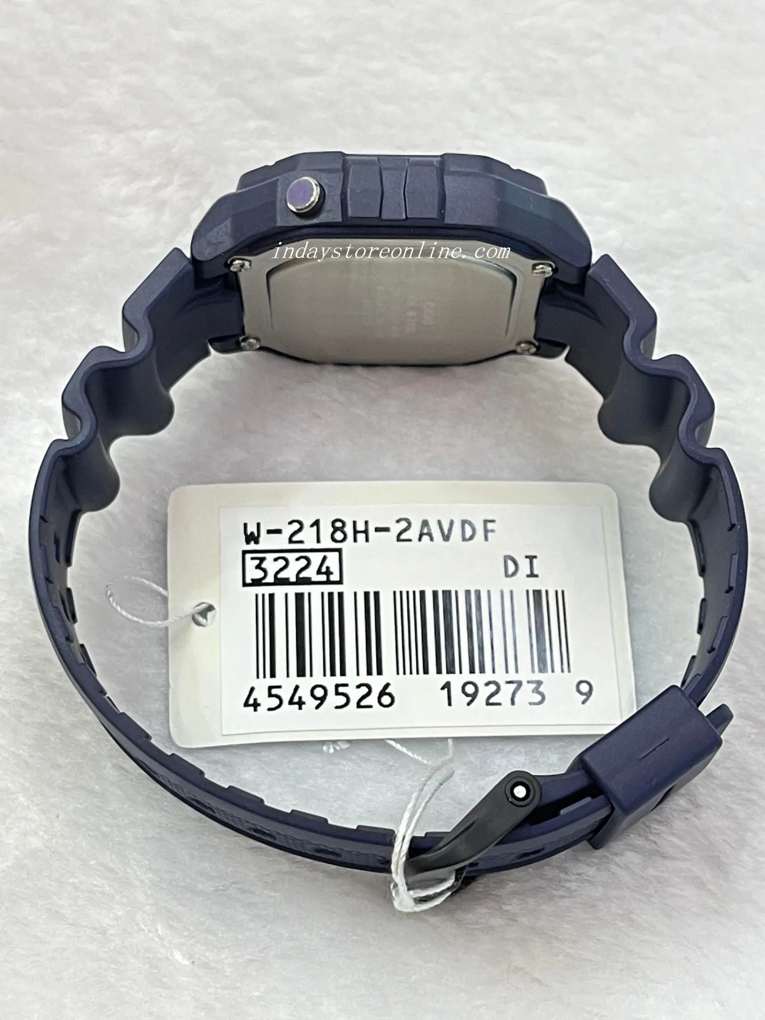 Casio Digital Men's Watch W-218H-2A Digital Resin Band Resin Glass Battery Life: 7 Years