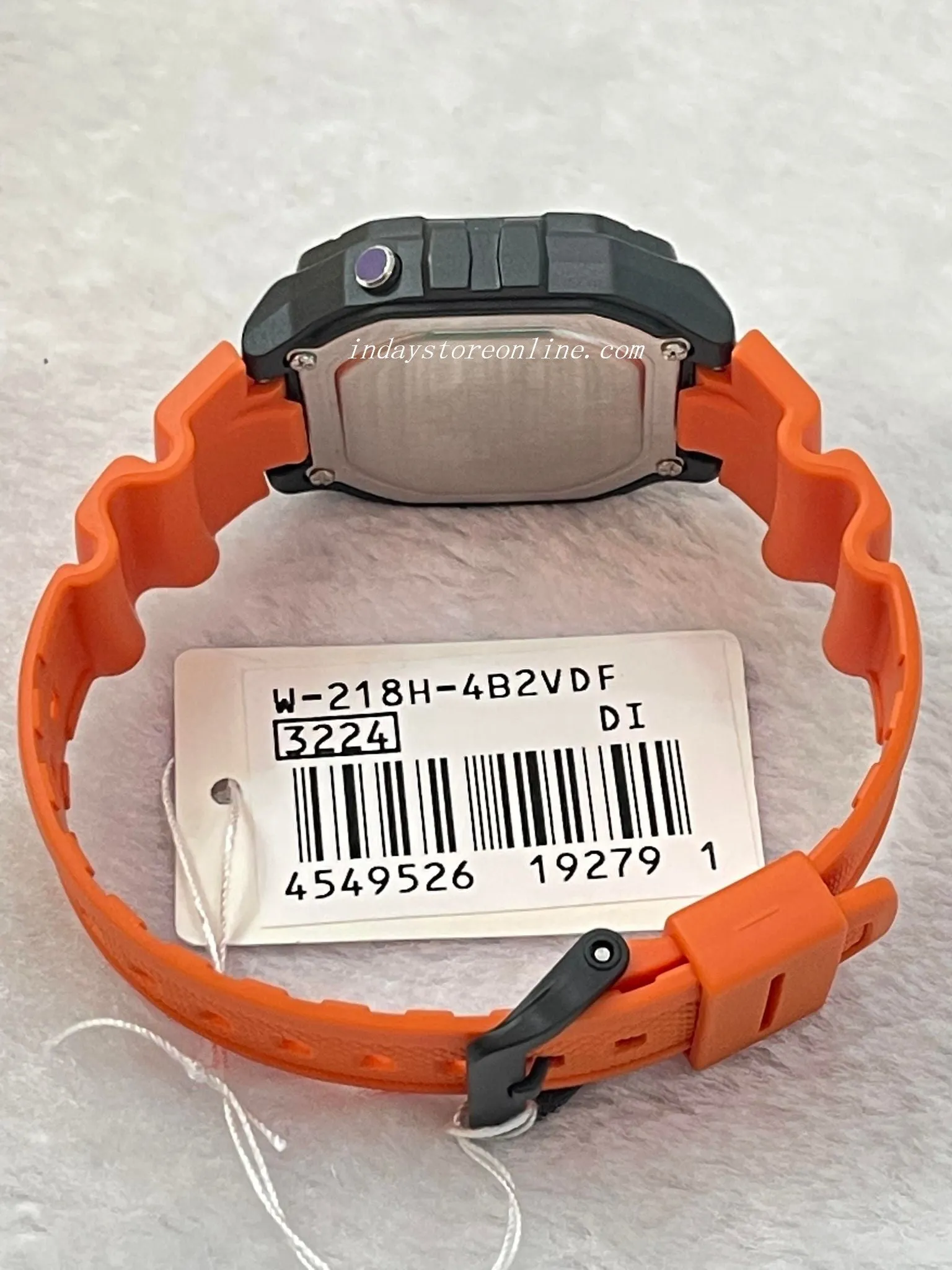 Casio Digital Men's Watch W-218H-4B2 Digital Resin Band Resin Glass Battery life: 7 years