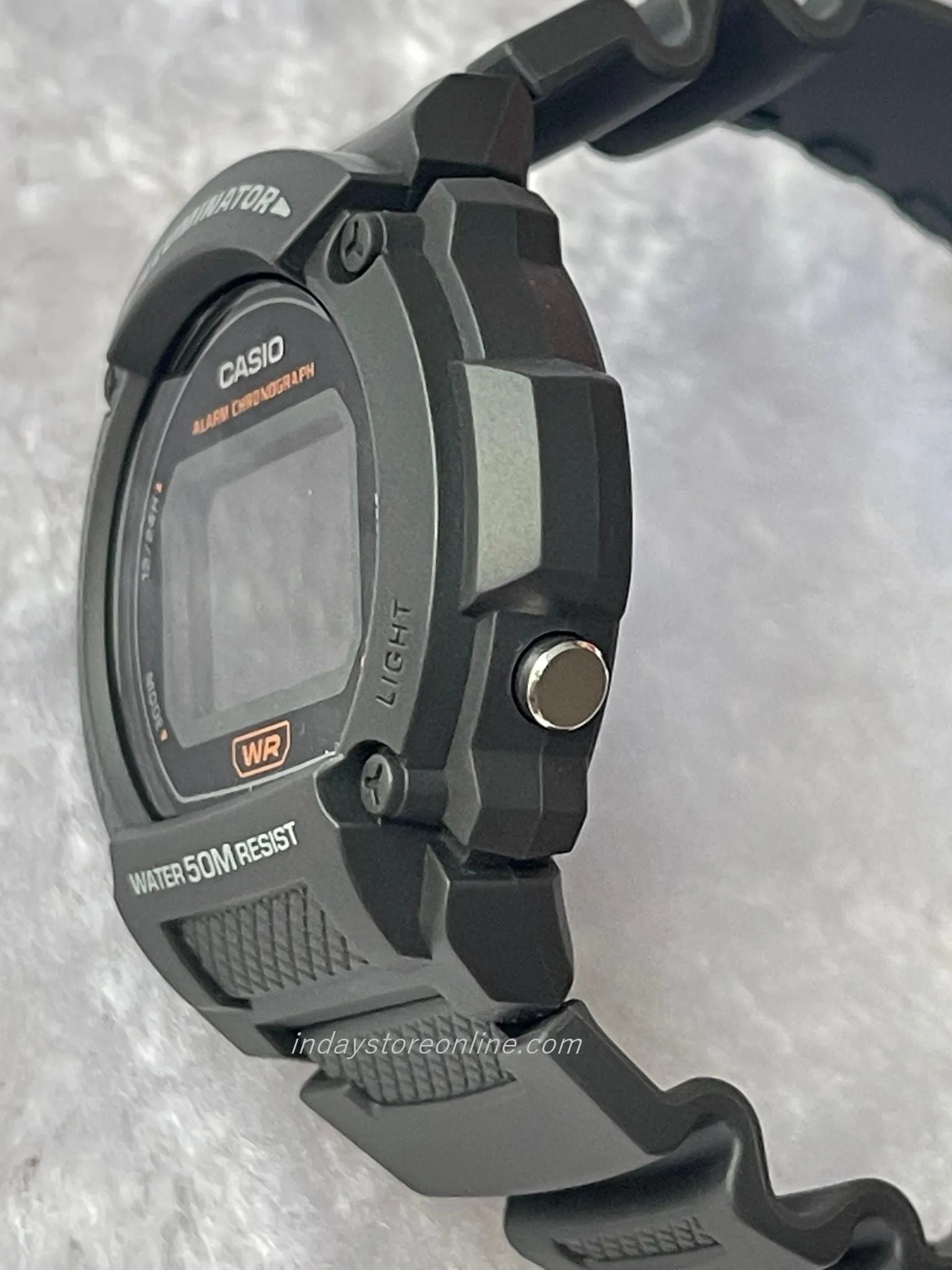 Casio Digital Men's Watch W-219H-8B Digital Resin Band Resin Glass Battery Life: 7 Years