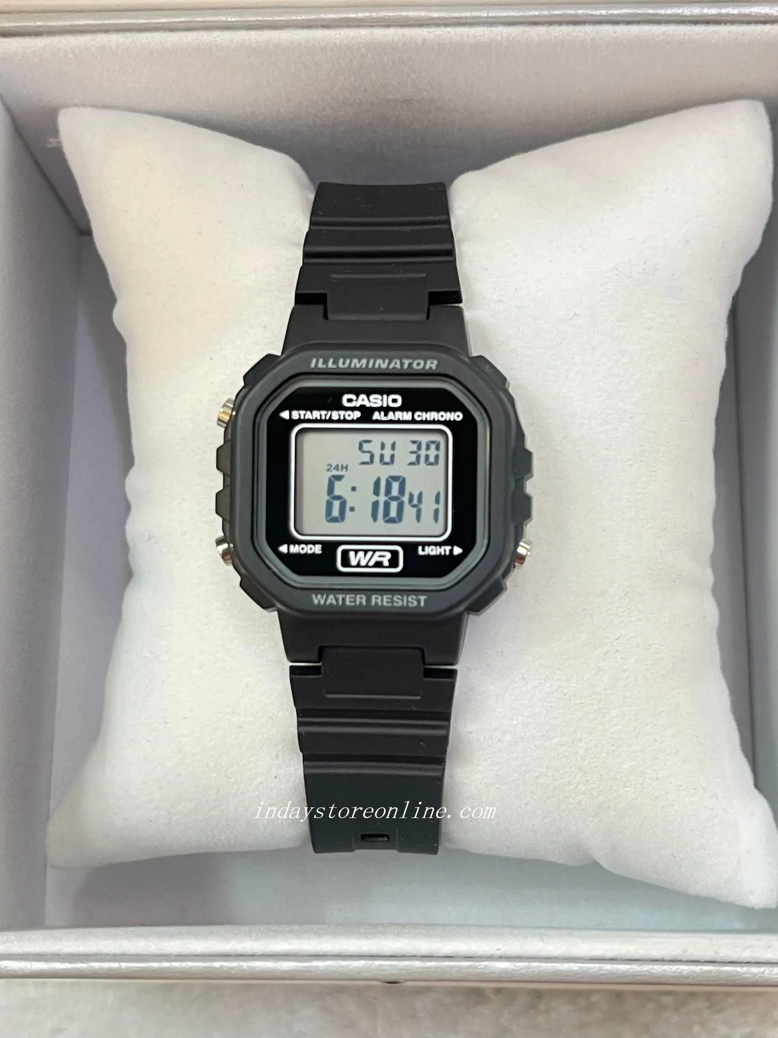 Casio Digital Women's Watch LA-20WH-1A Digital Resin Band Resin Glass