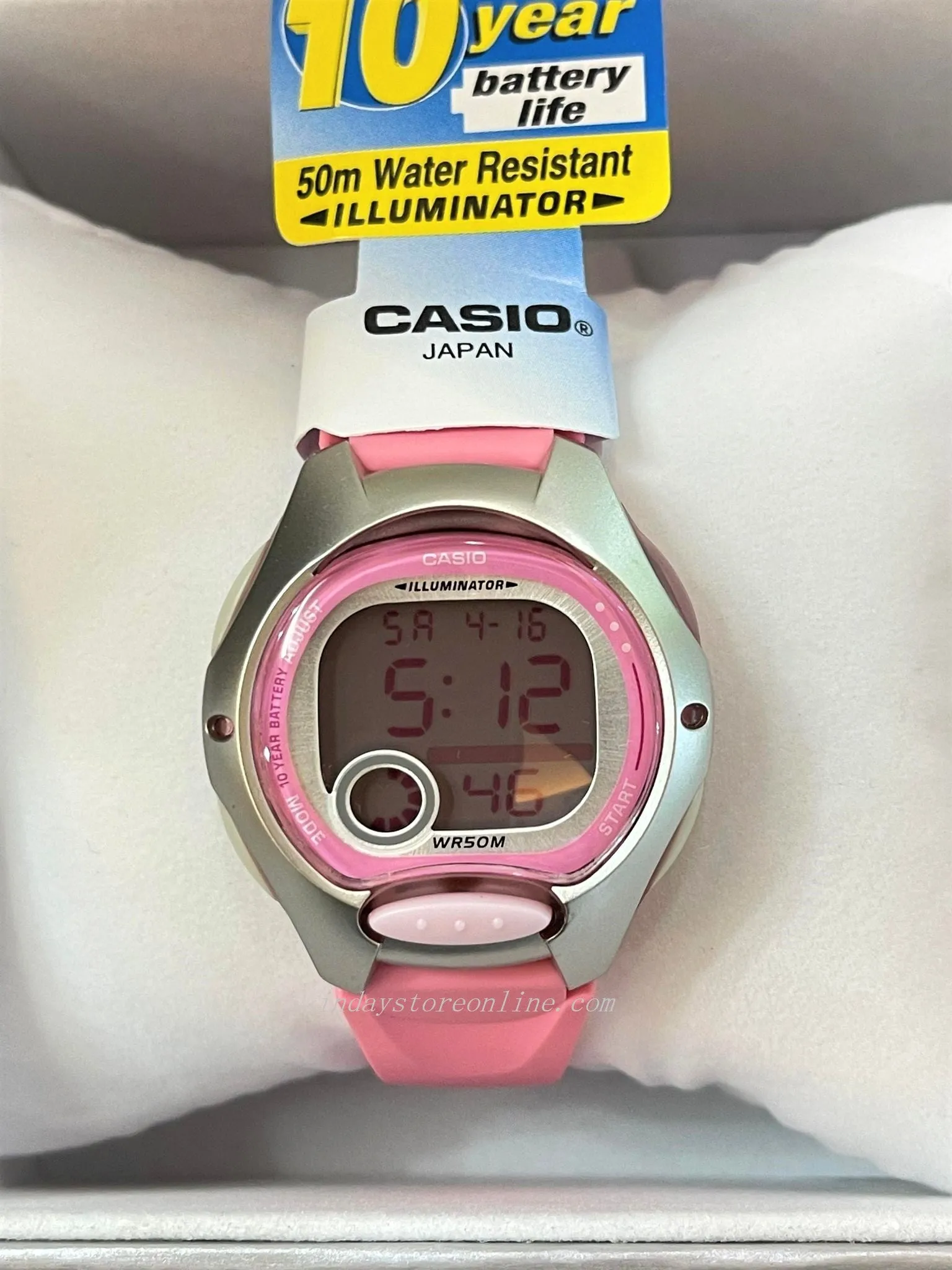 Casio Digital Women's Watch LW-200-4B Digital Sporty Design Resin Band Resin Glass Battery life: 10 Years