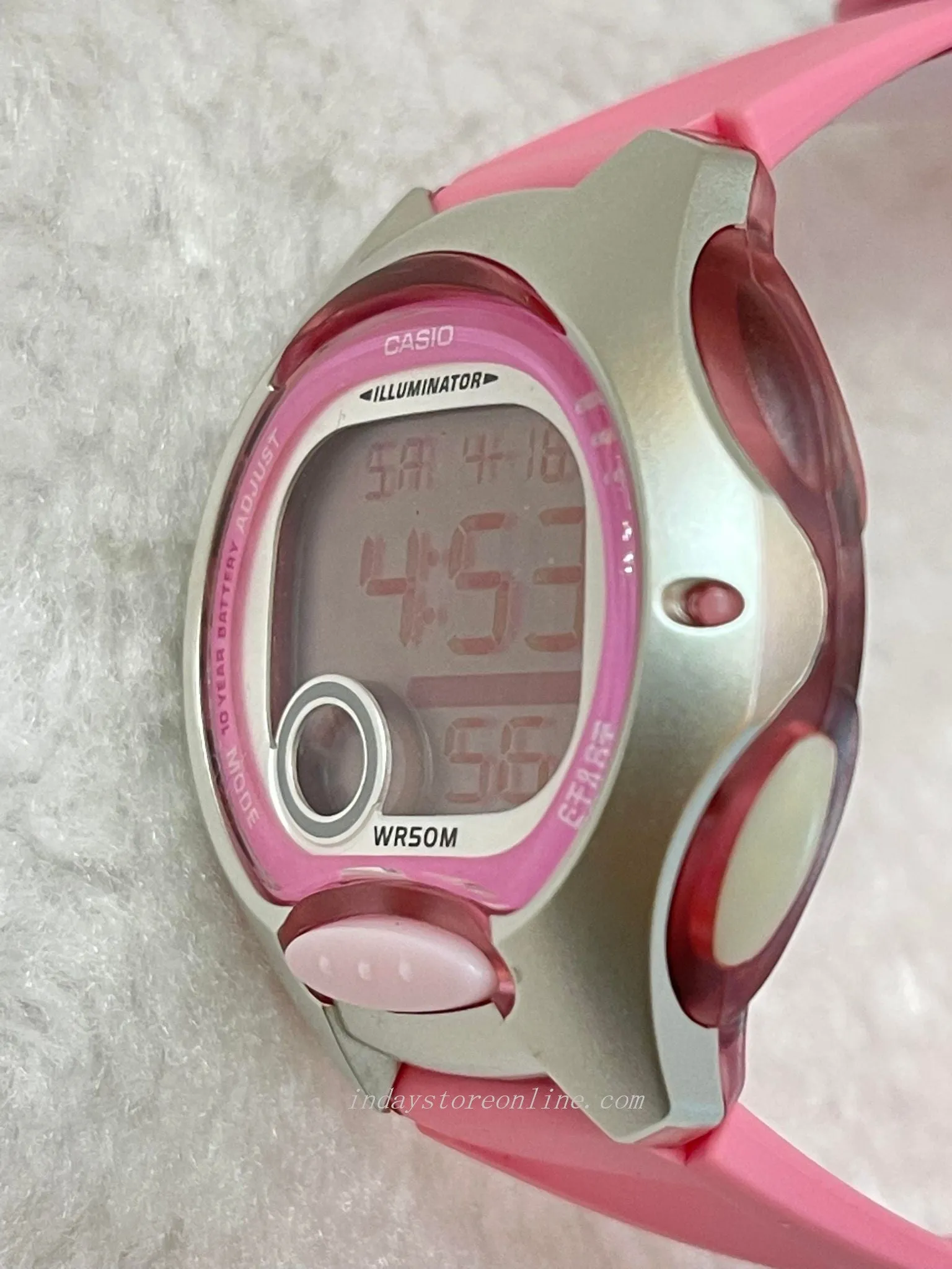 Casio Digital Women's Watch LW-200-4B Digital Sporty Design Resin Band Resin Glass Battery life: 10 Years