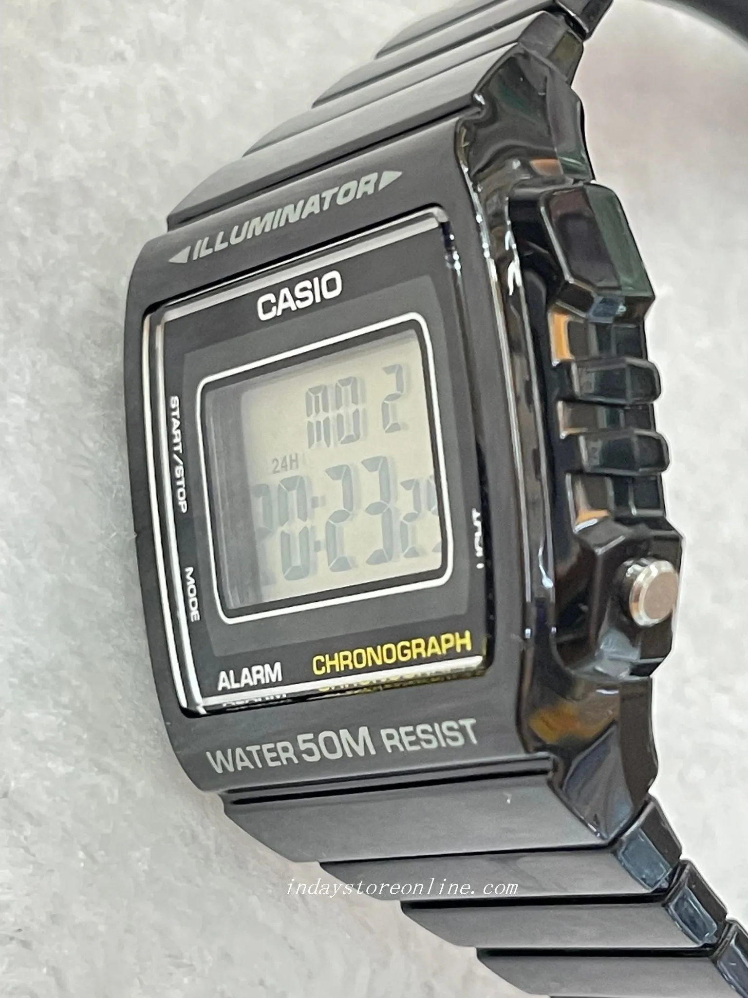 Casio Digital Women's Watch W-215H-1A Digital Resin Band Resin Glass Battery Life: 7 years