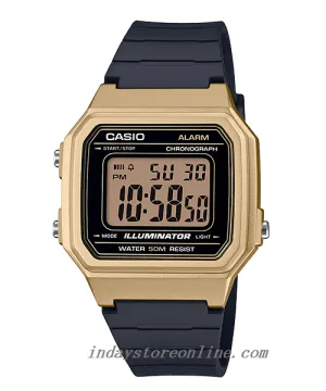 Casio Digital Women's Watch W-217HM-9A Digital Resin Band Resin Glass Battery Life: 7 years