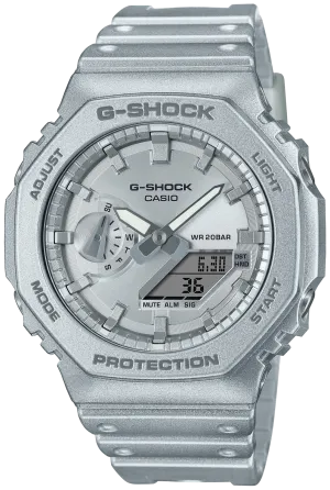 Casio G-Shock Analog Digital 2100 Series Metallic Silver GA-2100FF-8A