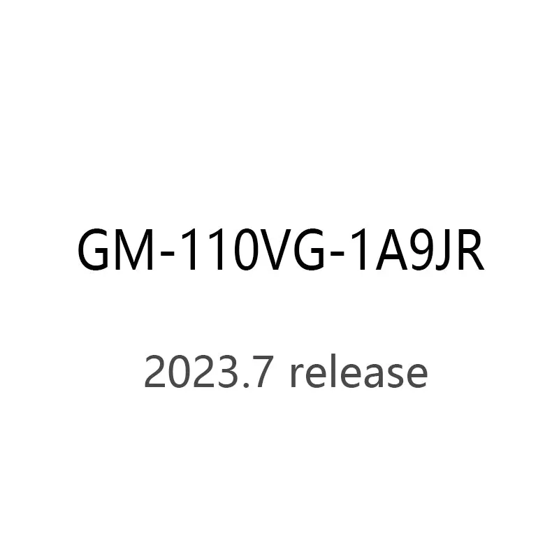 CASIO gshock GM-110VG-1A9JR GM-110VG-1A9 world time 20 ATM watch 2023.07released