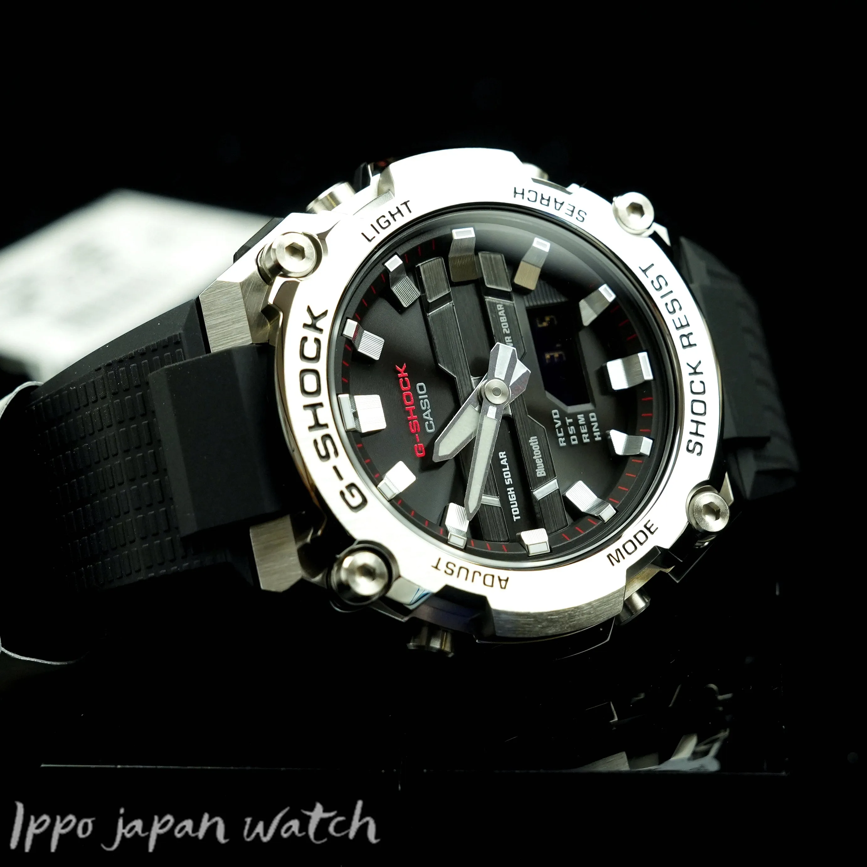 CASIO gshock GST-B600-1AJF GST-B600-1A Solar Mobile link function 20ATM world time watch 2024 02release