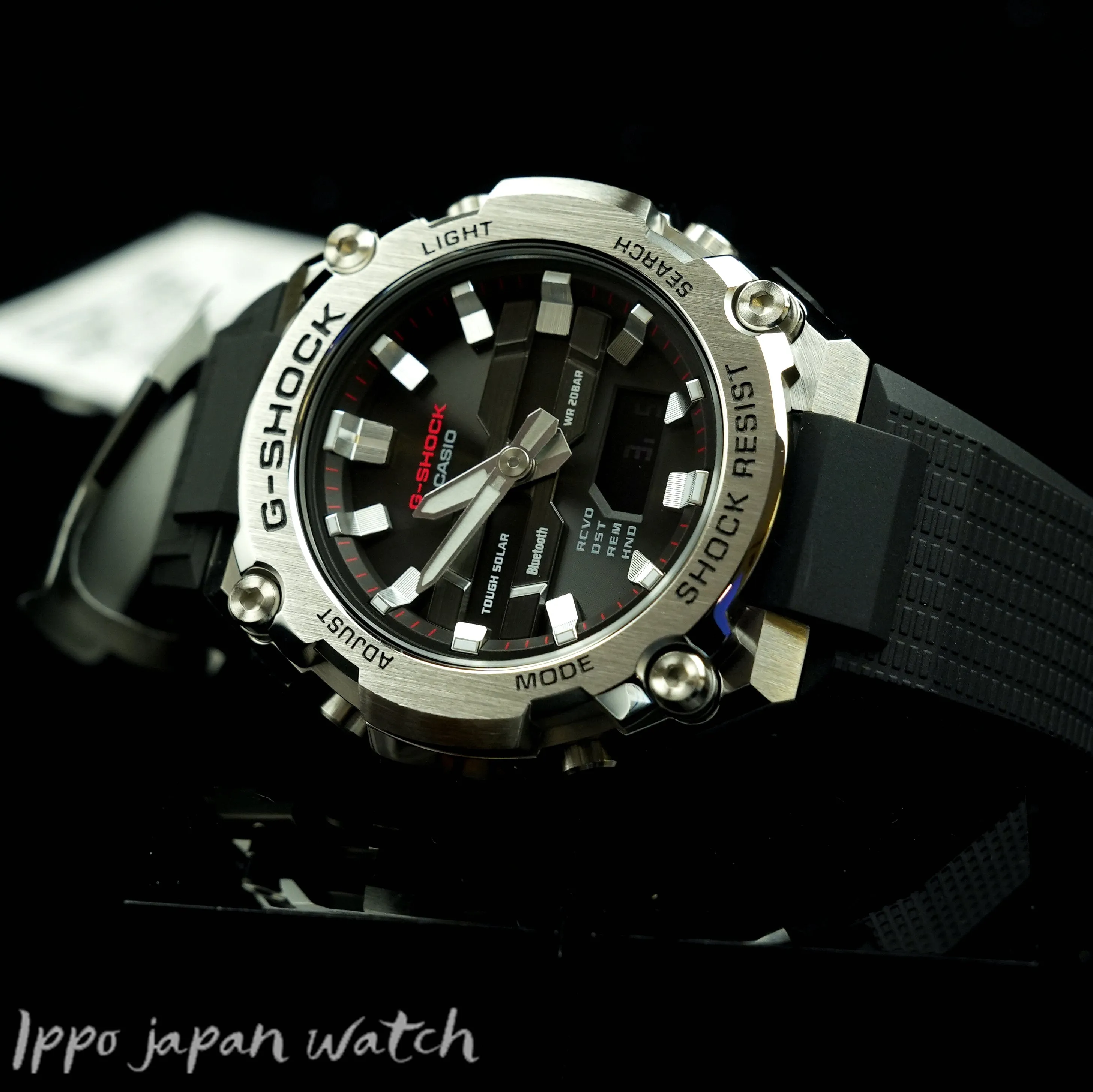 CASIO gshock GST-B600-1AJF GST-B600-1A Solar Mobile link function 20ATM world time watch 2024 02release