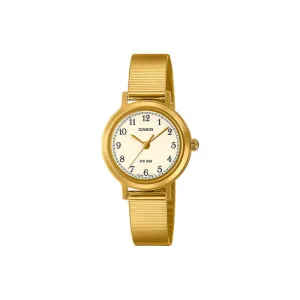 Casio Retro Vintage LTP-B170G-9BV Women Analog Watch Gold Stainless Steel Strap