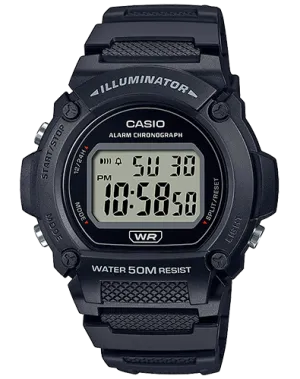 Casio Unisex W219H-1A