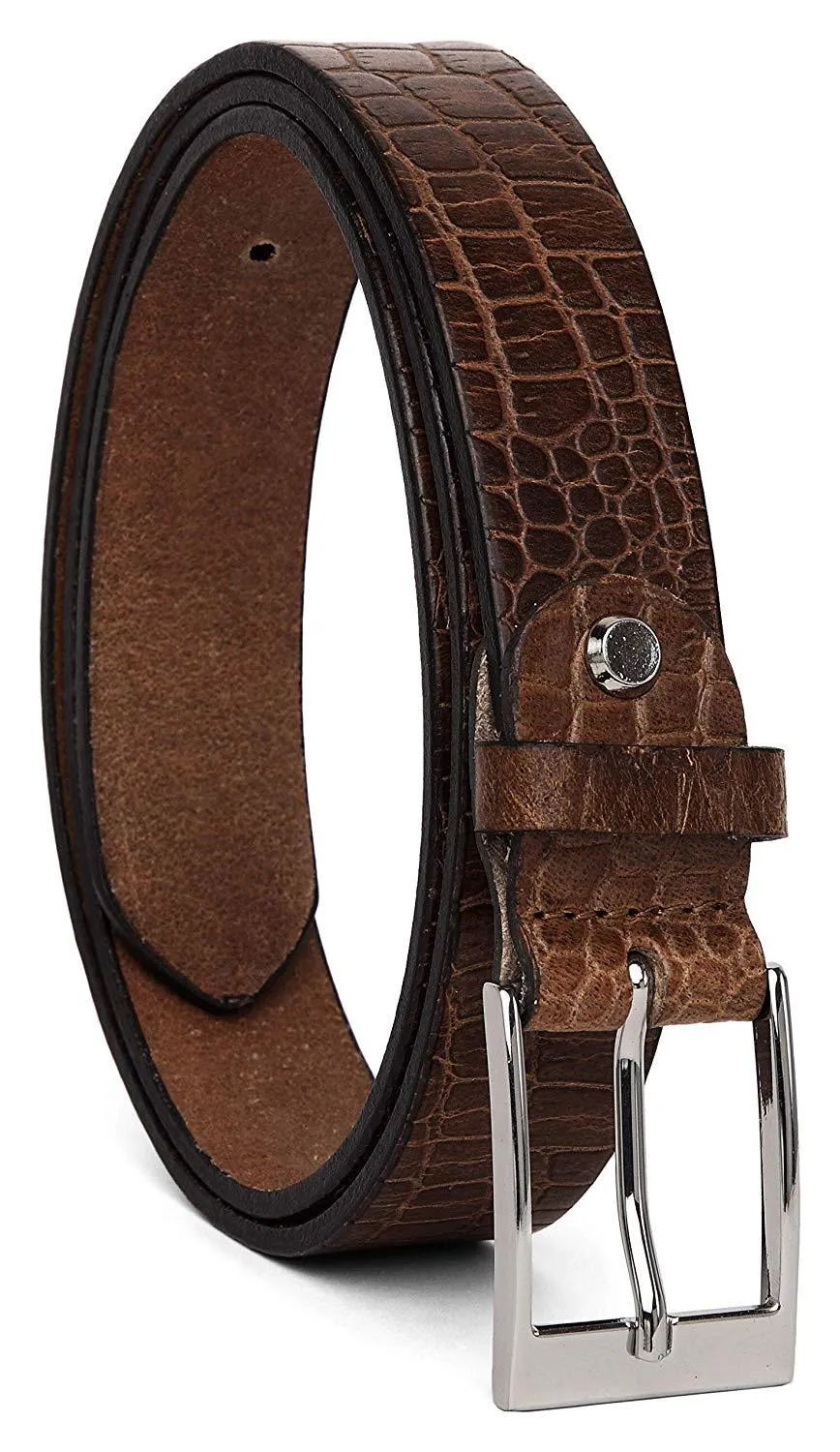 Casual 100% Genuine Leather Men Leather Belt