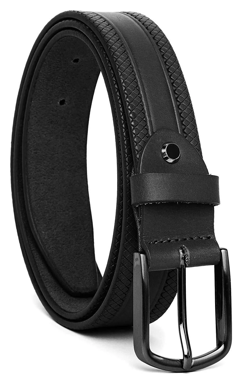 Casual 100% Genuine Leather Mens Leather Belt