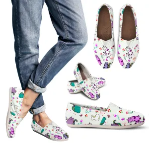 Cat Women's Casual Canvas Shoes