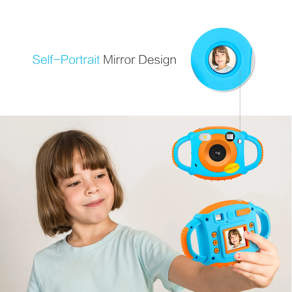 Children's camera -DV Camera, hd Video, 5 MP Picture, 1.77 inch Screen, 32 GB SD Card