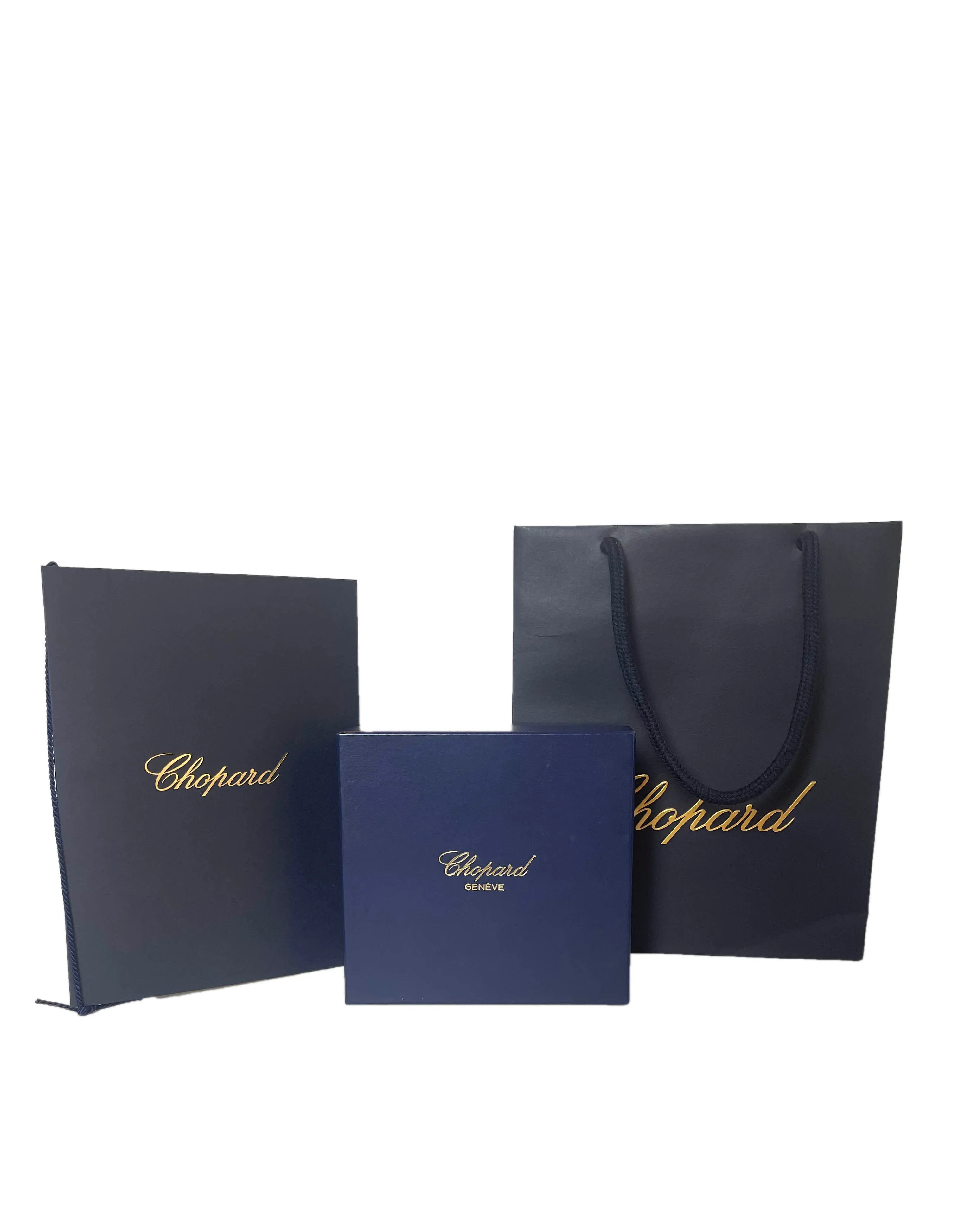 Chopard 18k Gold 32mm Happy Sport Watch w/ 7 Diamonds