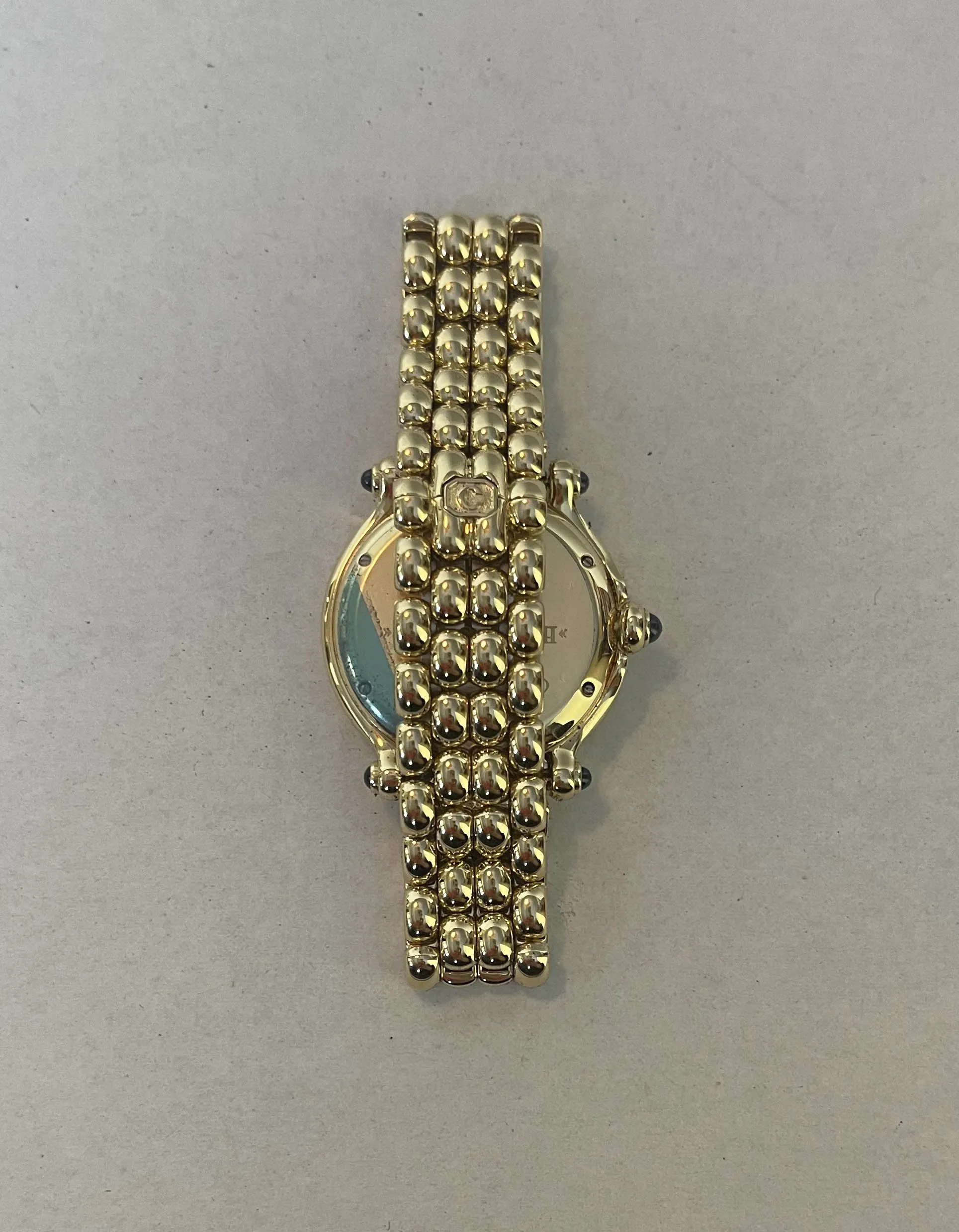 Chopard 18k Gold 32mm Happy Sport Watch w/ 7 Diamonds