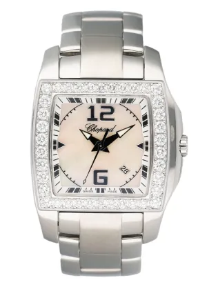 Chopard Two O Ten 8464 MOP Dial Diamond Steel Watch