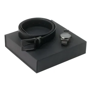 Christian Lacroix LPBN726A-Set Textum Black (watch & belt)
