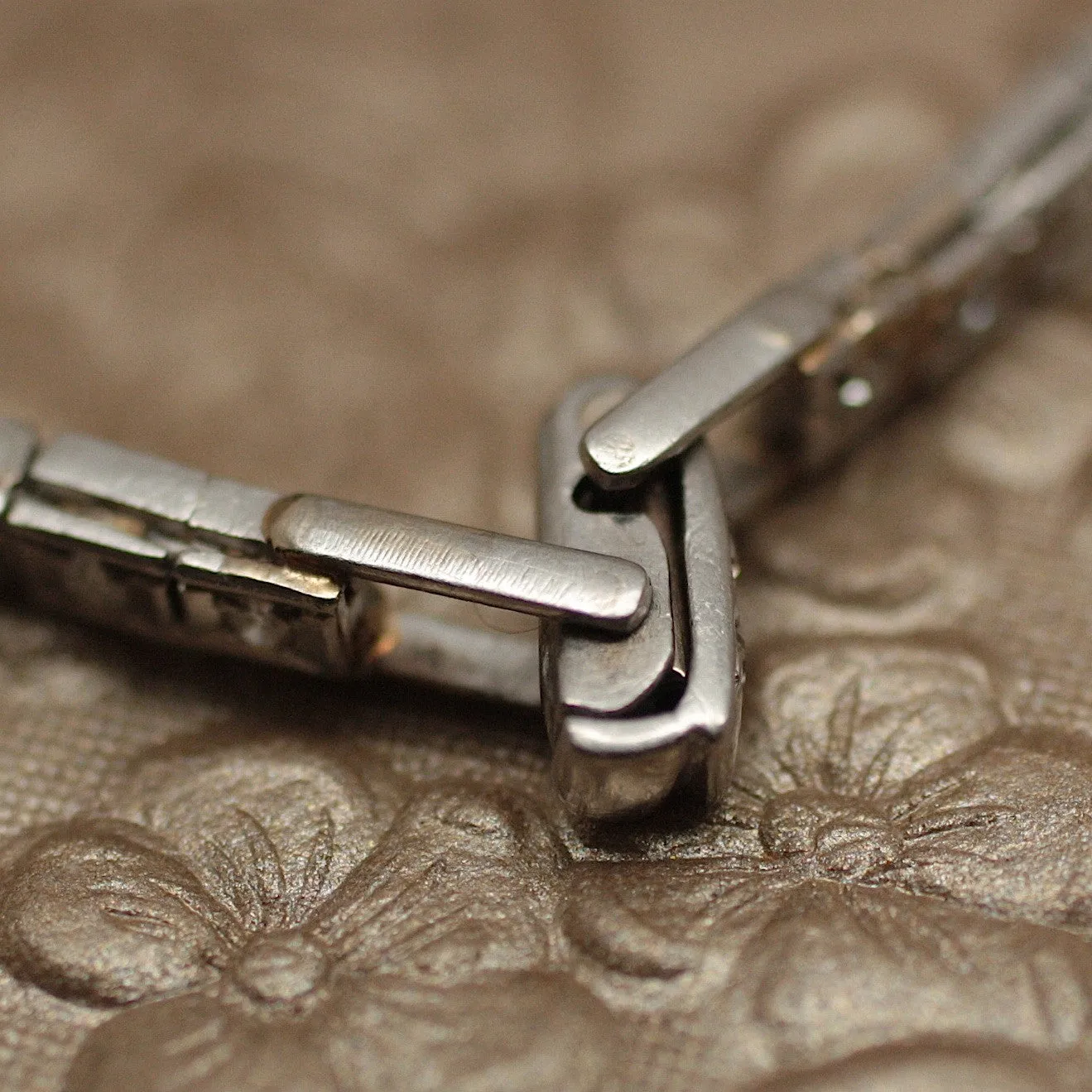 Circa 1920 Platinum & Diamond Ladies Watch