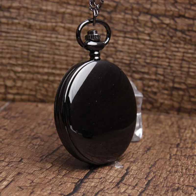 Classic Black Pocket Watch