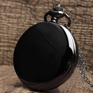 Classic Black Pocket Watch