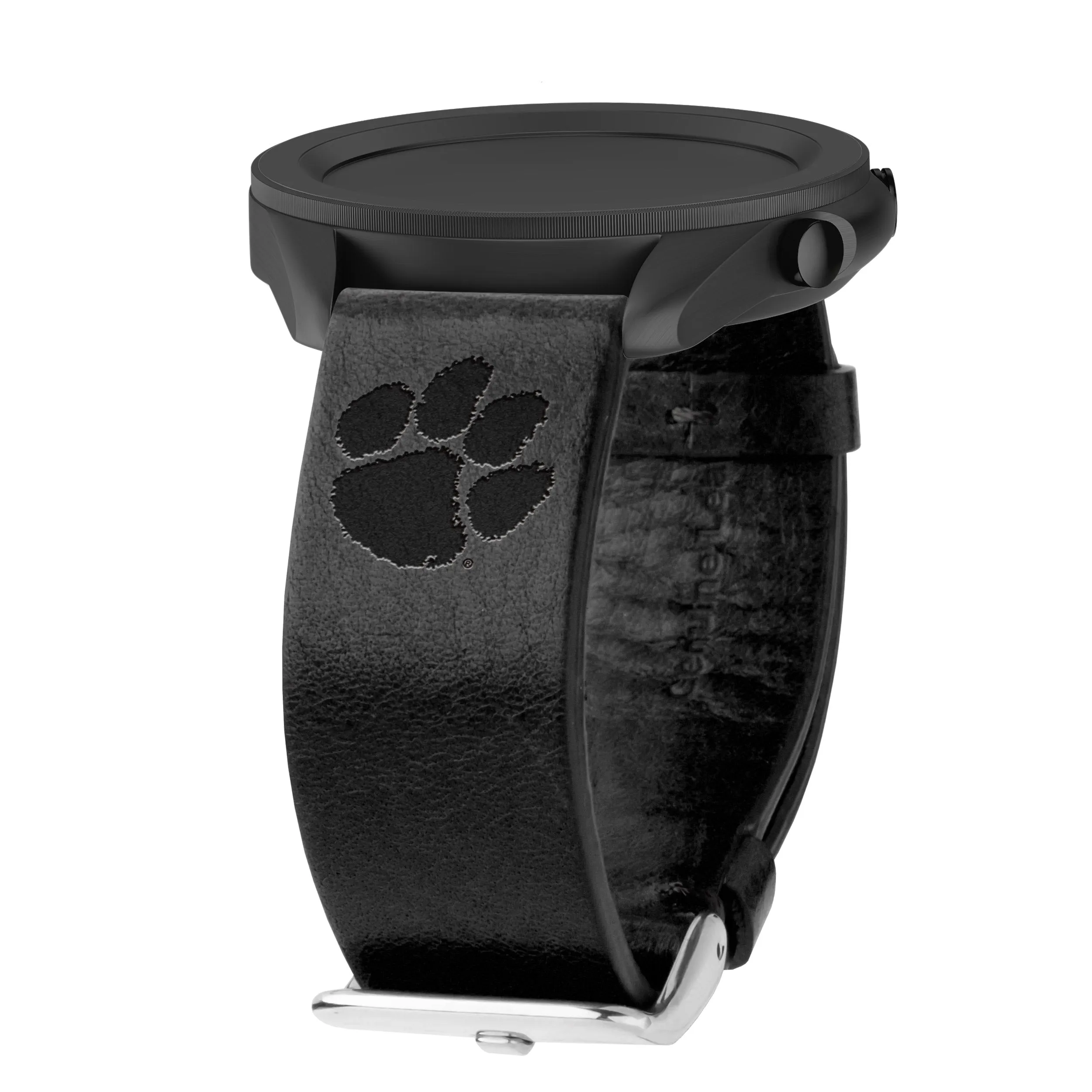 Clemson Tigers Premium Leather Samsung Galaxy Watch Band