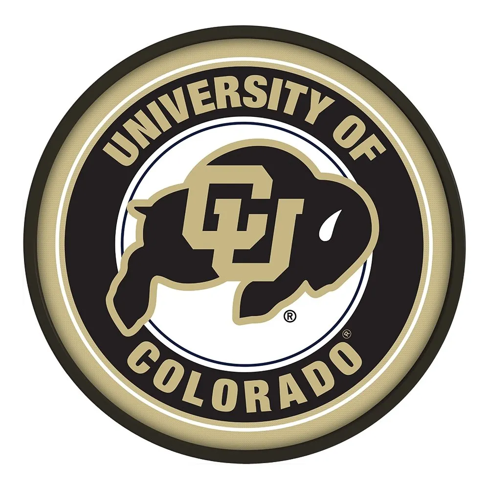 Colorado Buffaloes: Modern Disc Wall Sign