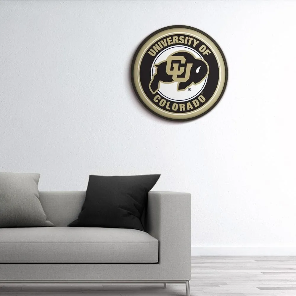 Colorado Buffaloes: Modern Disc Wall Sign