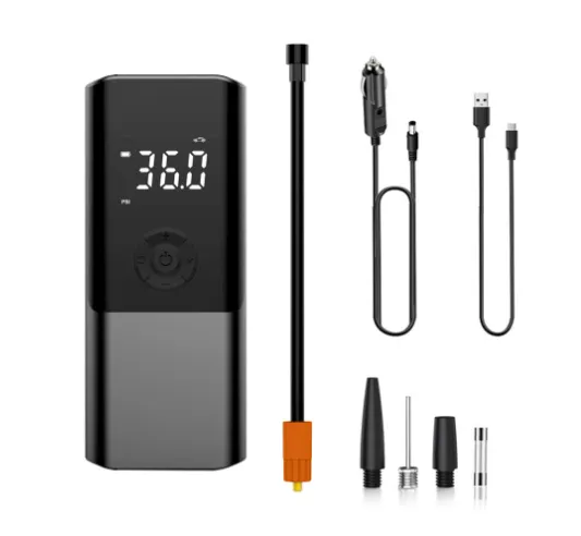 Cordless Portable Electric Tire Inflator for Car, Motocycle, Bicycle, Ball