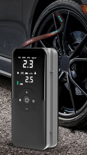 Cordless Portable Electric Tire Inflator for Car, Motocycle, Bicycle, Ball