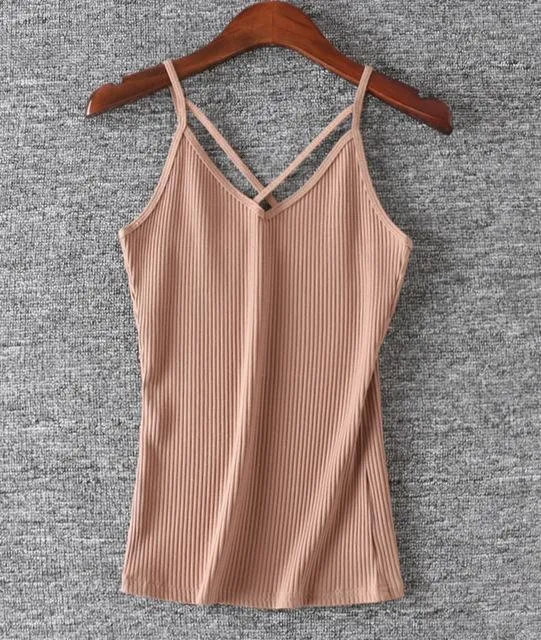 Criss Cross Strap Tank Top