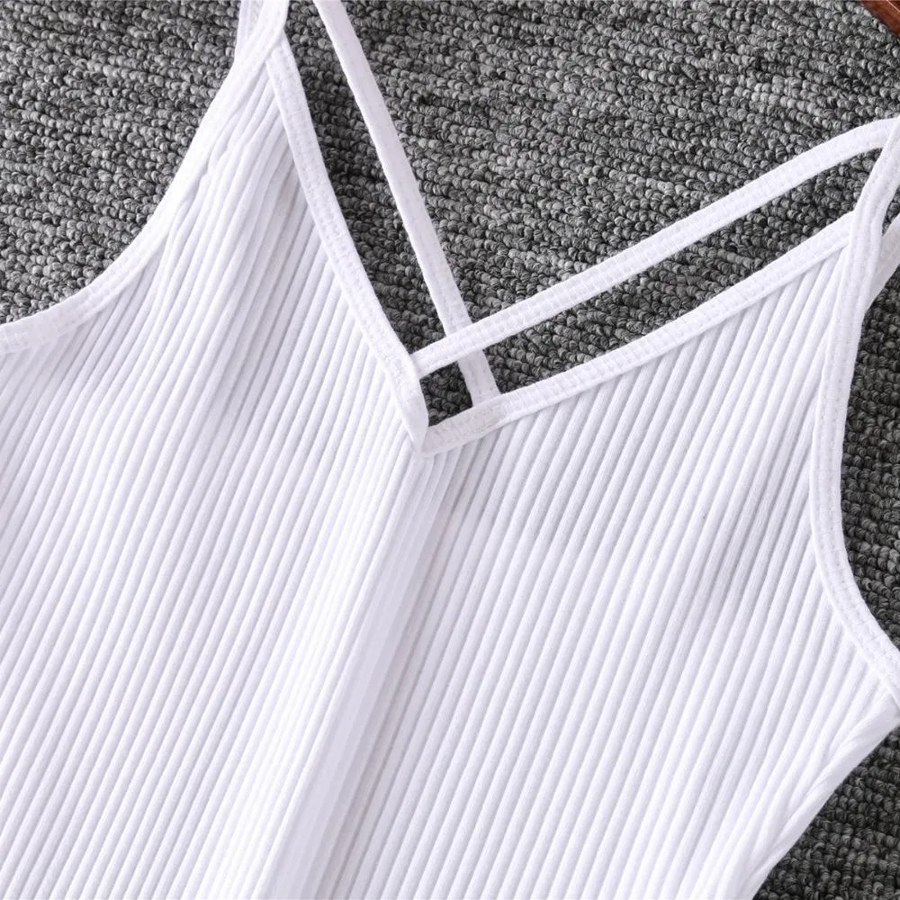 Criss Cross Strap Tank Top