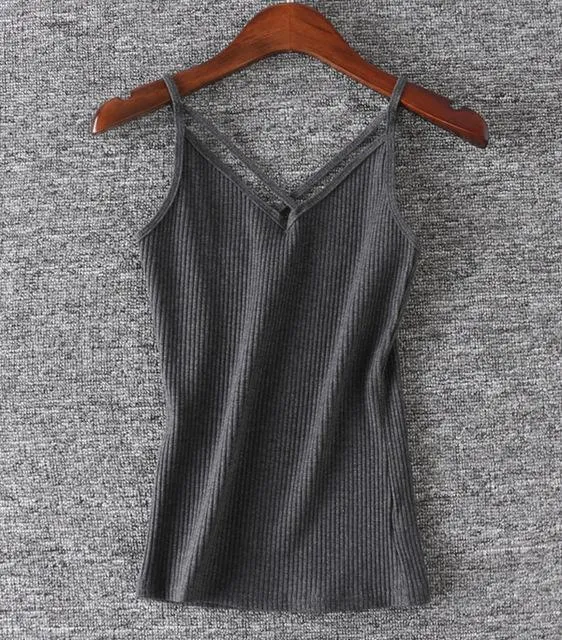 Criss Cross Strap Tank Top