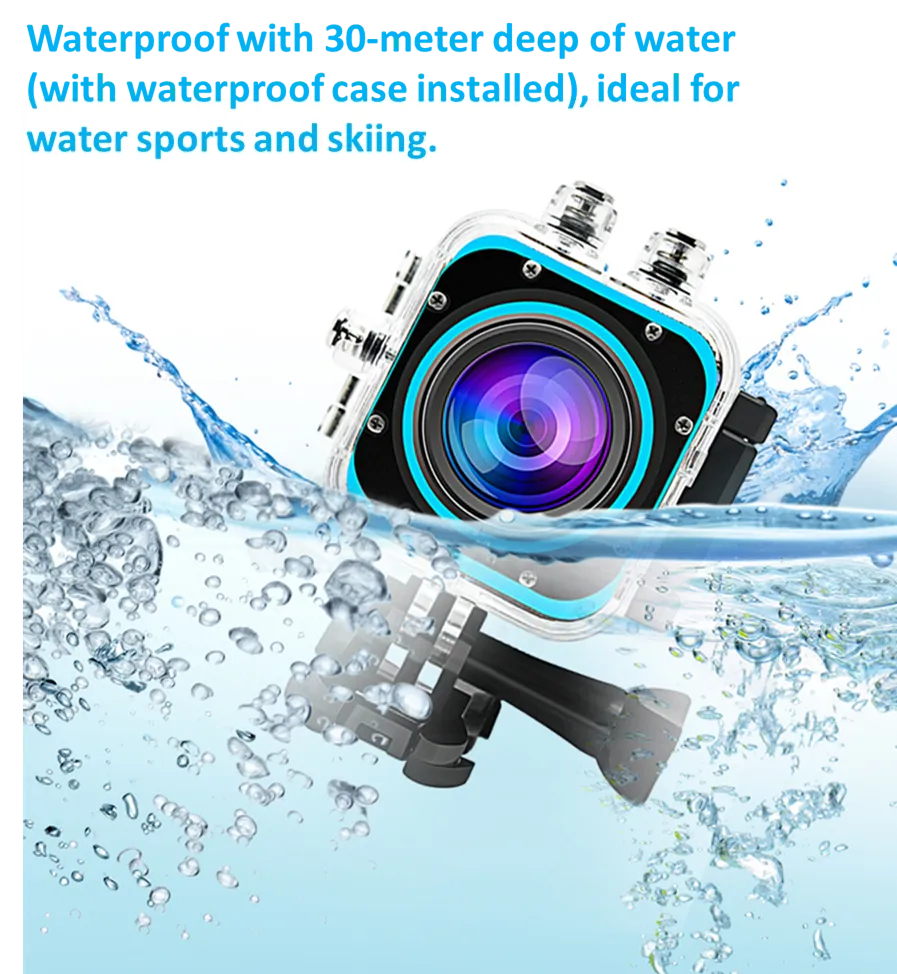 Cube 360S 360 Degree Waterproof Panoramic Sports Camera with WIFI