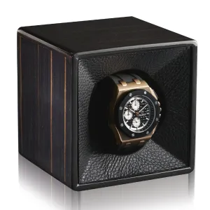 Cube Leather Watch Box | Agresti Tempo Unicco Rosso