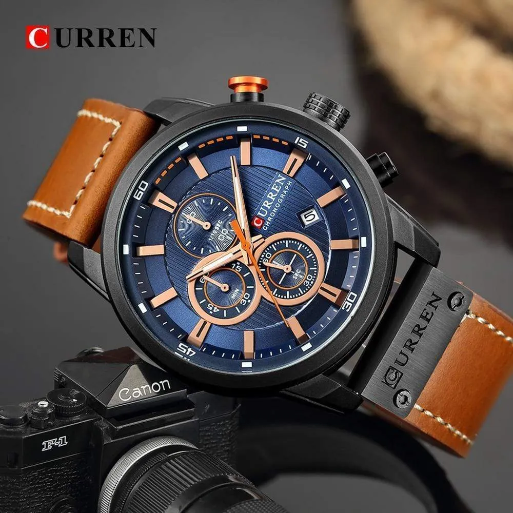 CURREN™ Top luxury Men Sports Quartz Watches