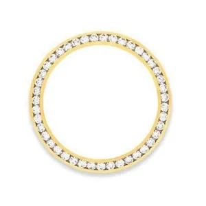 Custom Mined Diamond Presidential Watch Bezel To Fit Rolex Datejust Or 3 Ct. 31 mm