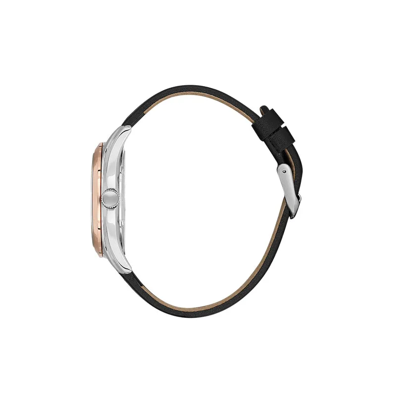 Daniel Klein Arcadia Men Analog Watch DK.1.13692-4 Black Leather Strap