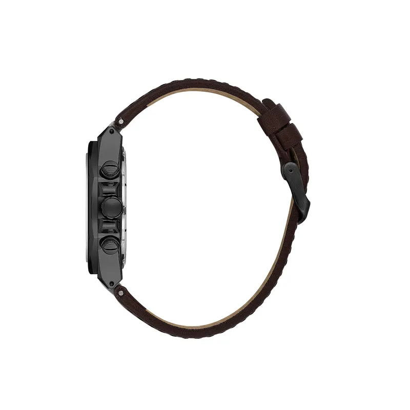 Daniel Klein Exclusive Men's Chronograph Watch Brown Genuine Leather  DK.1.14003