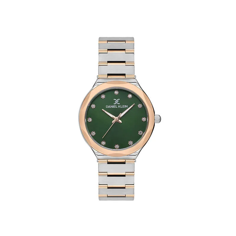 Daniel Klein Premium Women Analog Watch DK.1.13596-4 Rose Gold Stainless Steel Strap