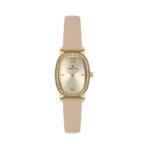 Daniel Klein Premium Women's Analog Watch Beige Genuine Leather  DK.1.13943