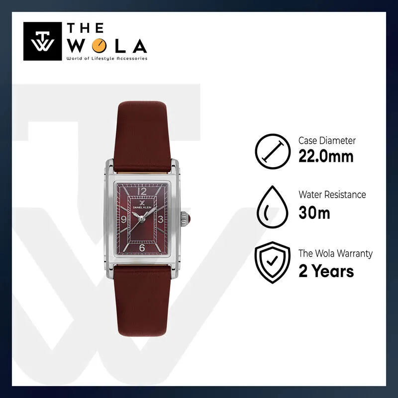 Daniel Klein Premium Women's Analog Watch Red Genuine Leather  DK.1.13937