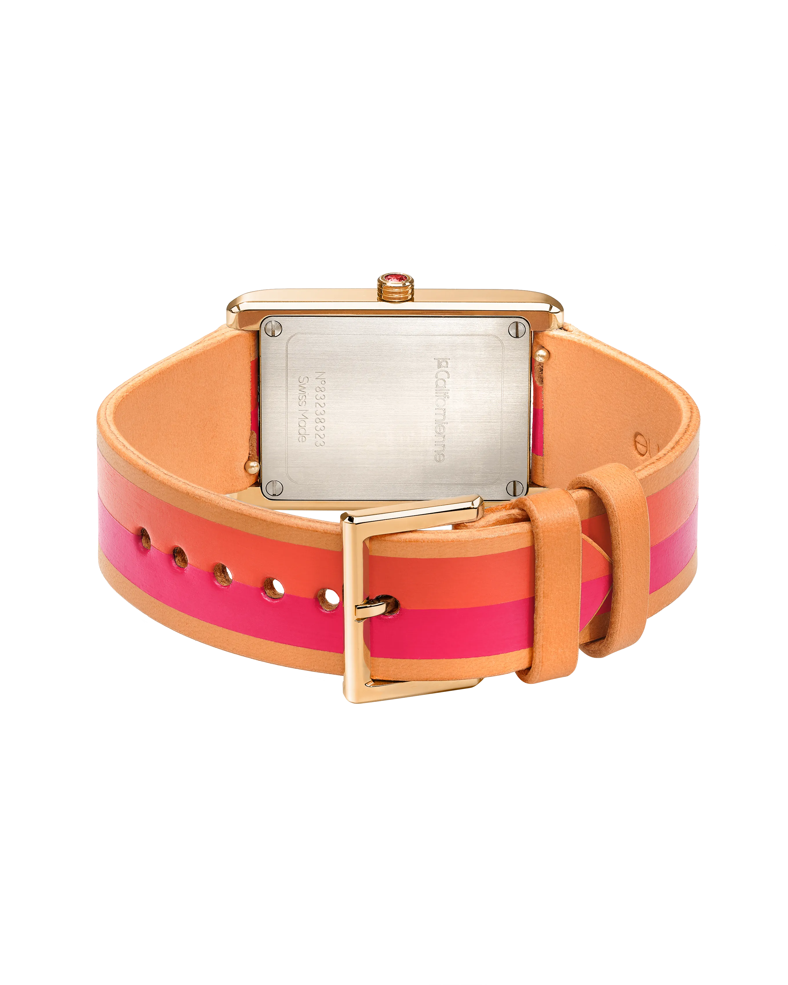 Daybreak Watch in Hot Pink and Orange