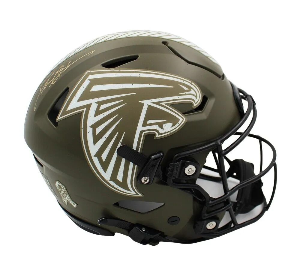Deion Sanders Signed Atlanta Falcons Speed Flex Authentic STS NFL Helmet