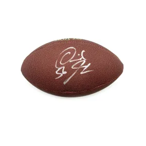 Derrick Johnson Signed Wilson Replica Football