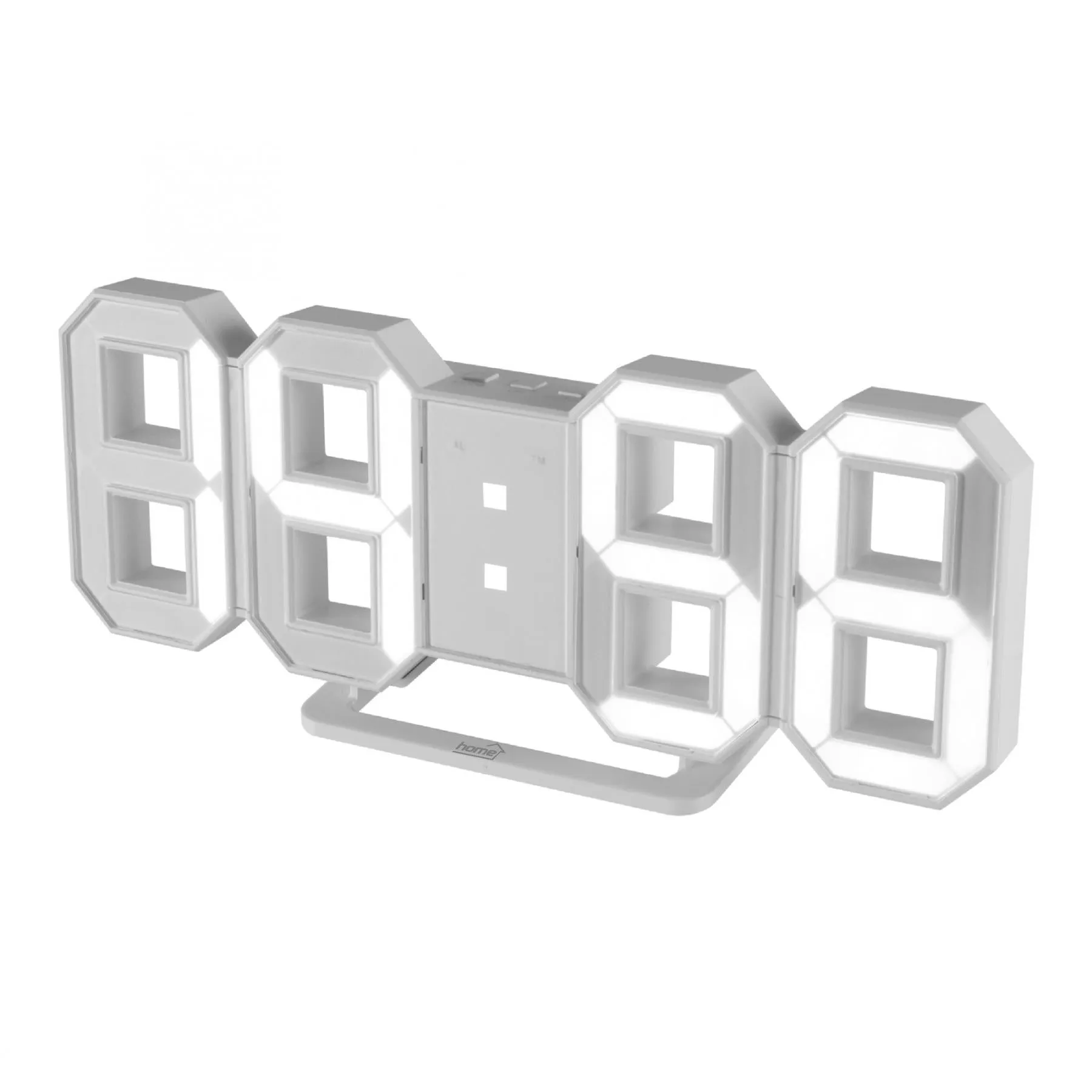 Deșteptător Digital LED 3D, Alb - LTC 04