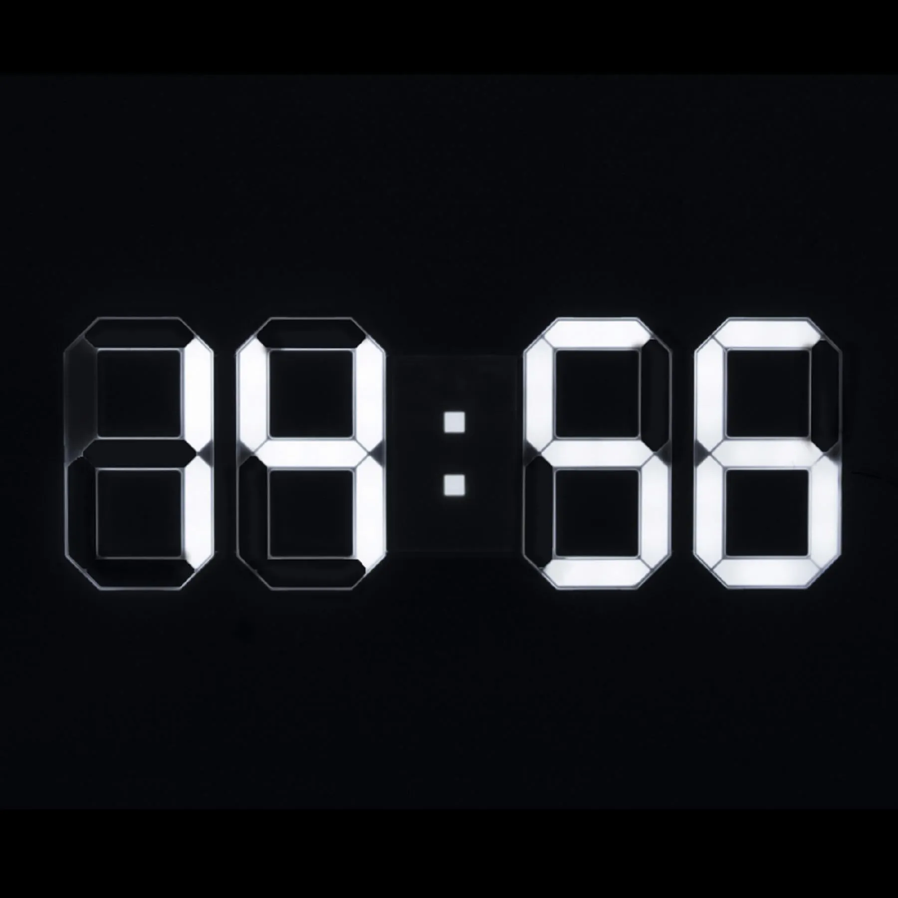 Deșteptător Digital LED 3D, Alb - LTC 04