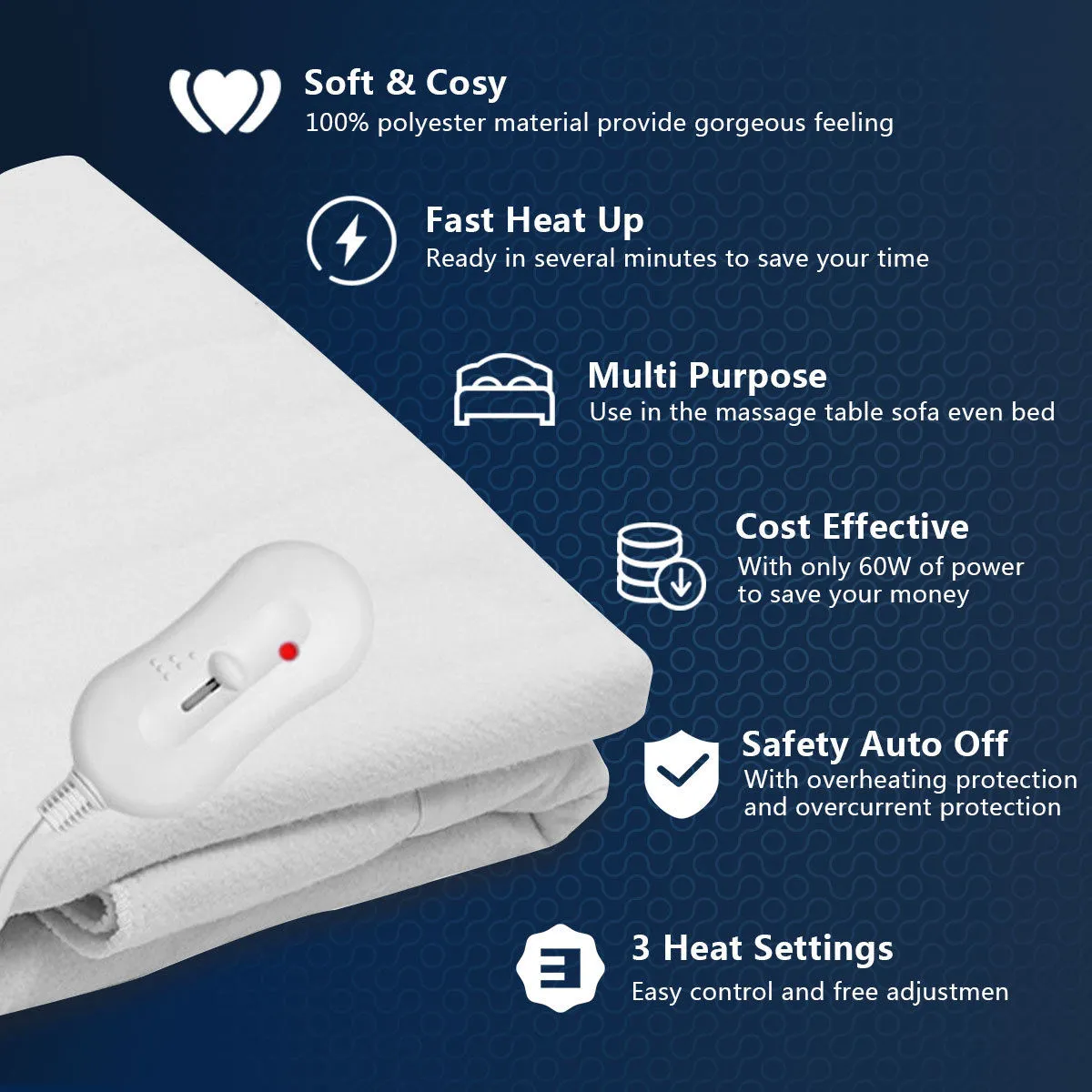 Digital Massage Table Warmer Warming Pad